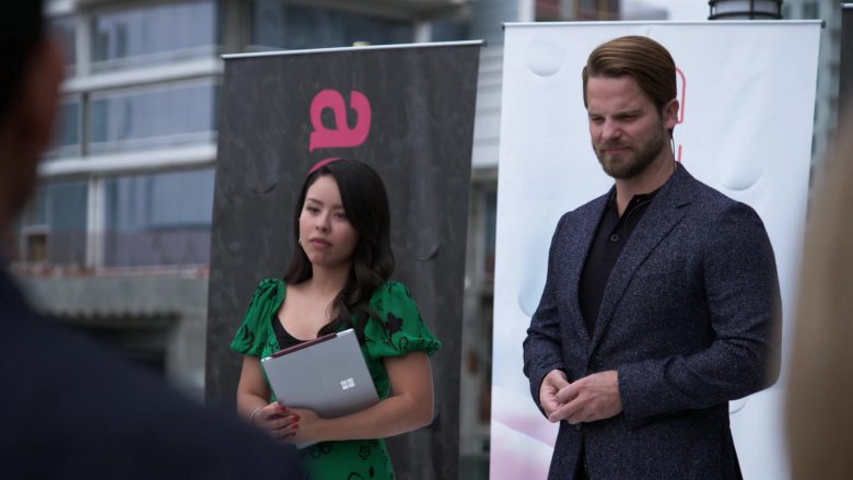 Microsoft Surface Laptop Held by Cierra Ramirez as Mariana Adams Foster in Good Trouble Season 2 Episode 14 In Good Conscience (1)