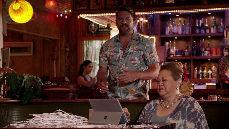 Microsoft Surface Tablet Used by Amy Hill as Teuila ‘Kumu' Tuileta in Magnum P.I. Season 2 Episode 14 (3)