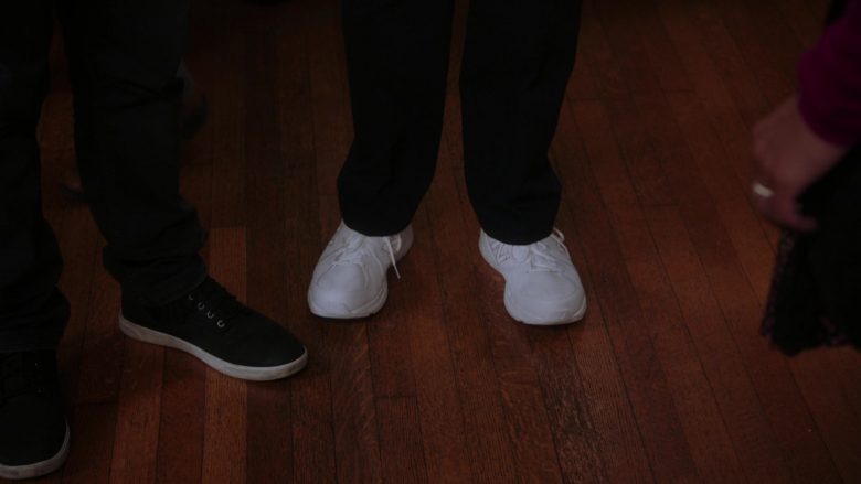 New Balance All-White Leather Sneakers Worn by Andre Braugher as Raymond Jacob Holt in Brooklyn Nine-Nine Season 7 (1)