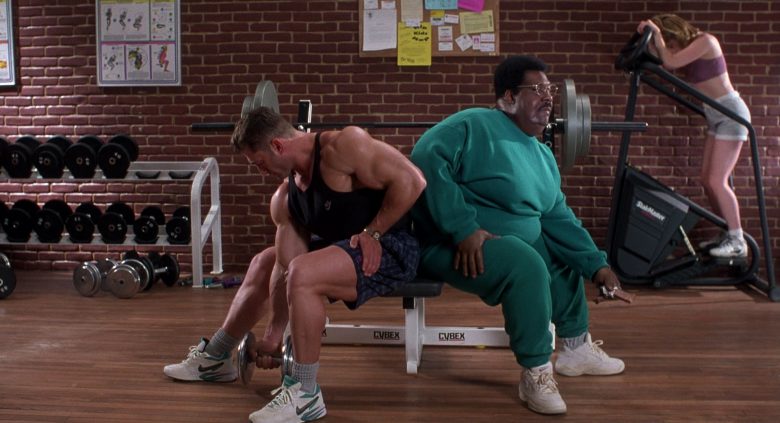 Nike Shoes, Cybex, StairMaster in The Nutty Professor (1996)