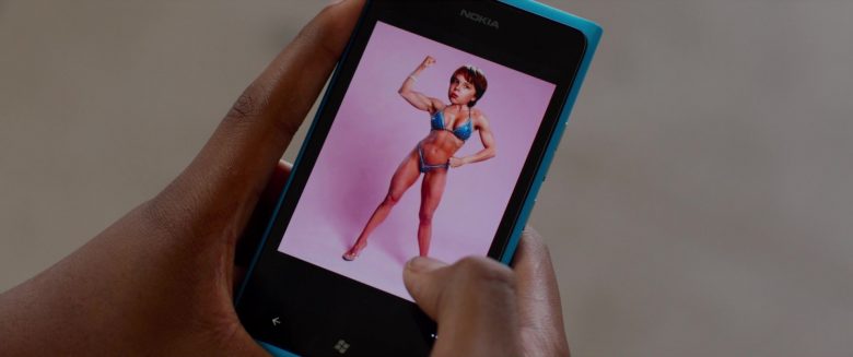 Nokia Lumia Blue Smartphone Used by Mekai Curtis in Alexander and the Terrible, Horrible, No Good, Very Bad Day (1)