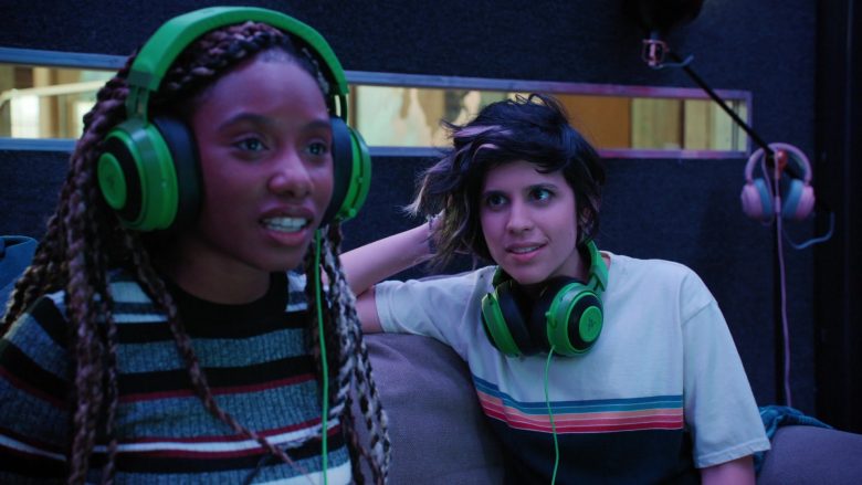 Razer Headphones Used by Ashly Burch as Rachel in Mythic Quest Raven's Banquet Season 1 Episode 1 Pilot (1)