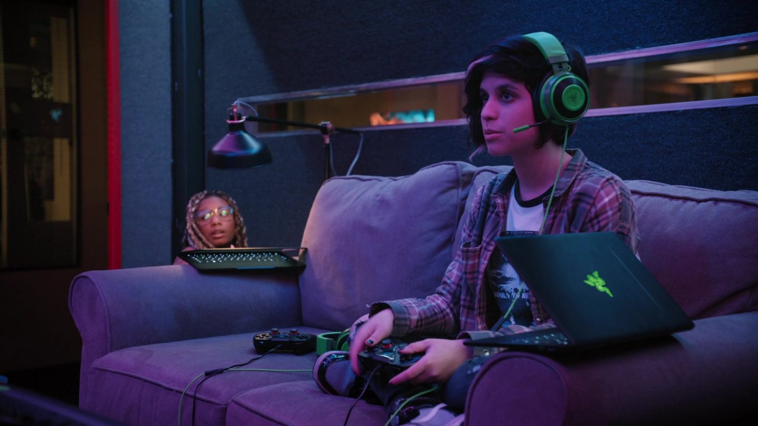 Razer Laptop And Headset Used By Ashly Burch As Rachel In Mythic Quest