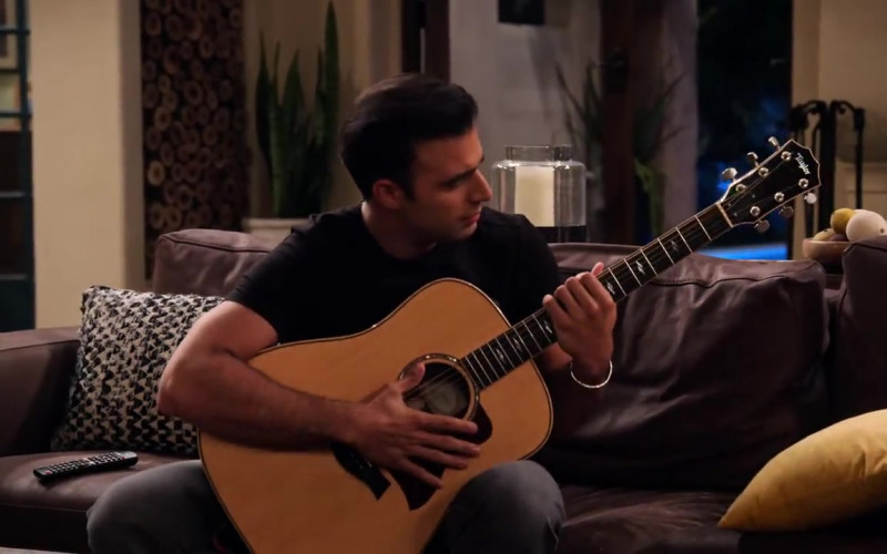 Taylor Guitar Used by Jencarlos Canela as Victor in The Expanding Universe of Ashley Garcia Season 1 Episode 8 (3)