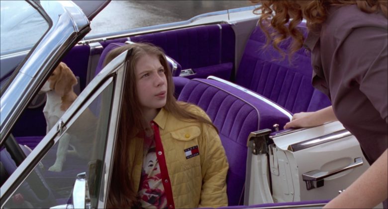 Tommy Hilfiger Yellow Jacket Worn by Michelle Trachtenberg as Penny Brown in Inspector Gadget (2)