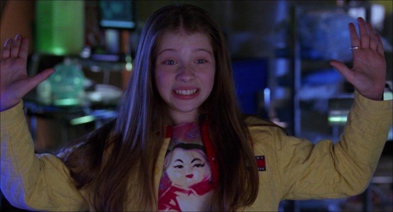 Tommy Hilfiger Yellow Jacket Worn by Michelle Trachtenberg as Penny Brown in Inspector Gadget (3)