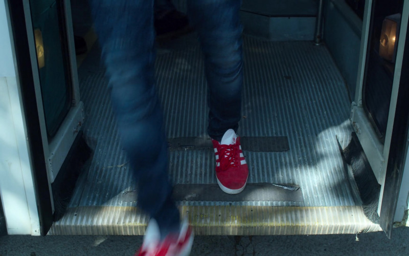 Adidas Red Shoes in On My Block S03E01