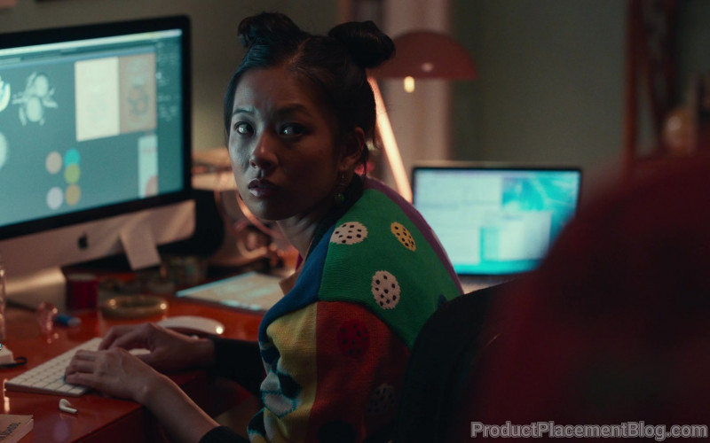 Apple iMac Computer Used by Christine Ko as Emma in Dave S01E02 Dave's First