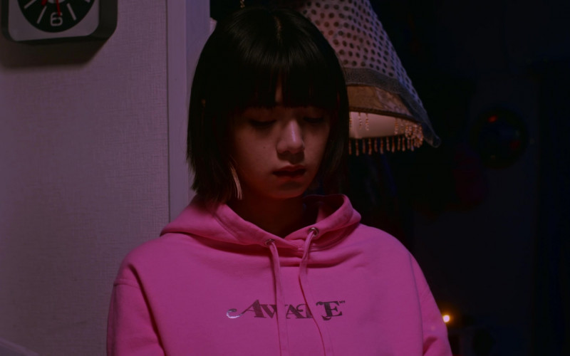 Awake NY Pink Hoodie For Women in Followers S01E06 Freeze