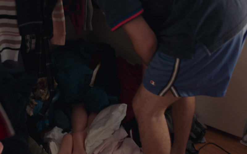 Champion Blue Shorts Worn by Lil Dicky in Dave S01E03