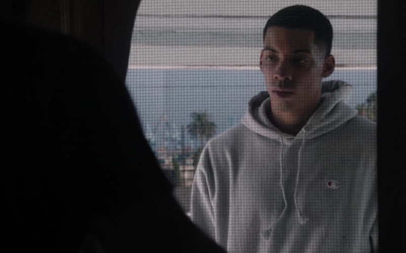 Champion Hoodie Worn by Melvin Gregg in The Way Back (2)