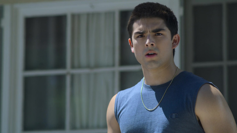Champion T-Shirt Worn By Diego Tinoco As Cesar Diaz In On My Block ...