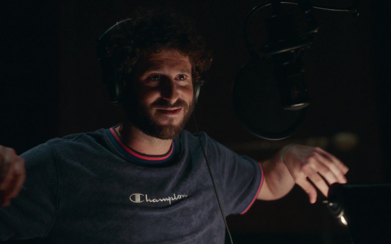 Champion Tee Worn by Lil Dicky in Dave S01E03 (4)