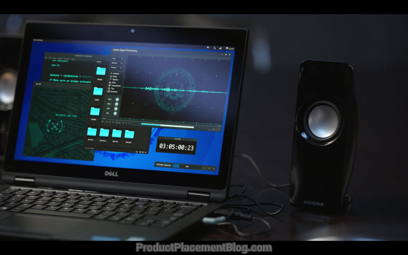 Dell Laptop and Insignia Speakers in Spenser Confidential (2020)