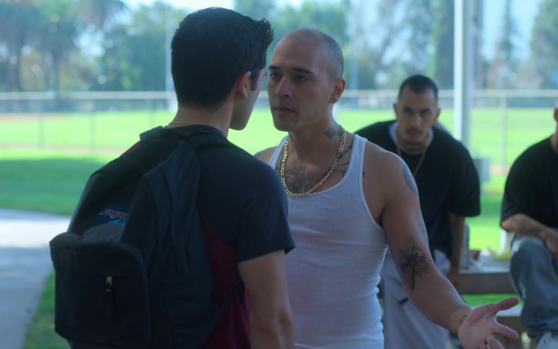 JanSport Black Backpack Used by Diego Tinoco as Cesar in On My Block S03E07 (2)