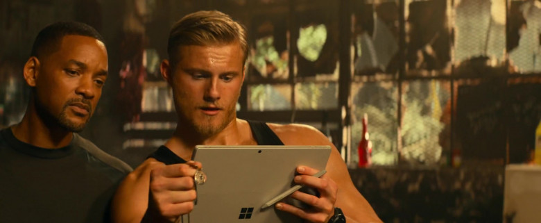 Microsoft Surface Tablet Used by Alexander Ludwig as Dorn in Bad Boys for Life