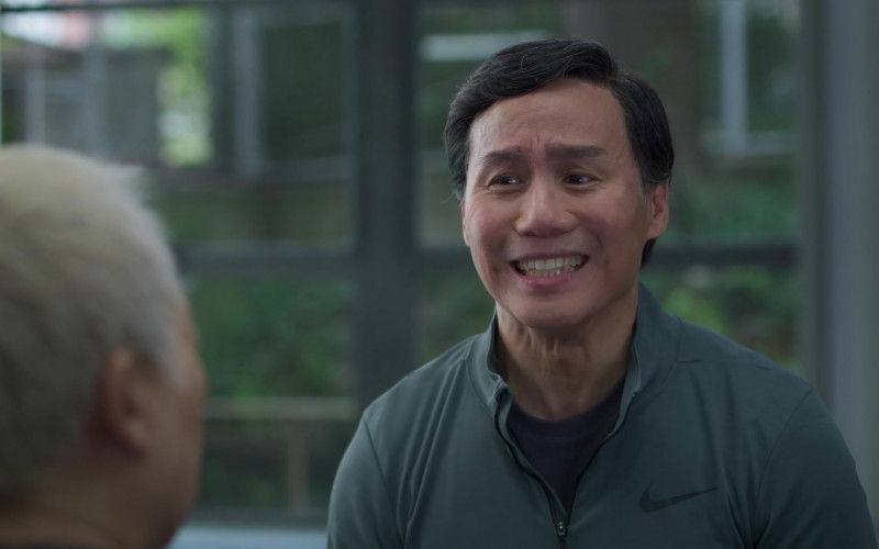 Nike Green Shirt Worn by Bradley Darryl Wong in Awkwafina Is Nora from Queens S01E09 (1)