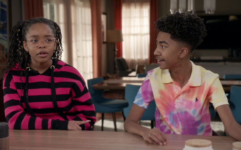 Ralph Lauren Boys Polo Shirt Worn by Miles Brown in Black-ish S06E18