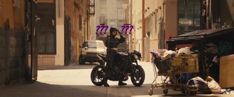 Triumph Motorcycle used by Mary Elizabeth Winstead as Helena Bertinelli The Huntress in Birds of Prey (1)