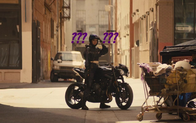 Triumph Motorcycle used by Mary Elizabeth Winstead as Helena Bertinelli The Huntress in Birds of Prey (1)