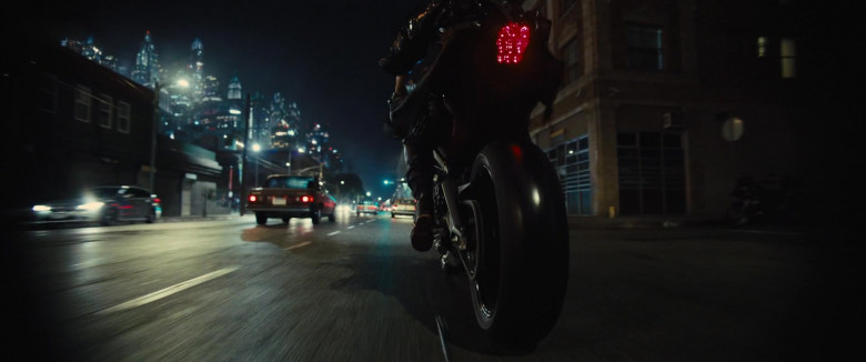 Triumph Motorcycle used by Mary Elizabeth Winstead as Helena Bertinelli The Huntress in Birds of Prey (2)