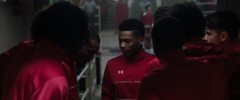 Under Armour Red Tracksuits in The Way Back (1)