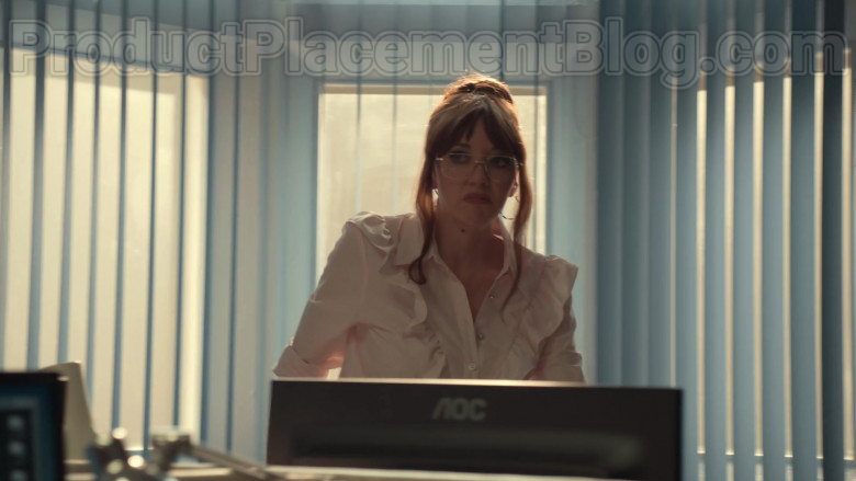 AOC Computer Monitor Used by Diane Morgan in After Life S02E03 (1)