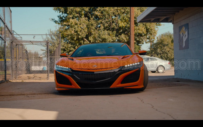 Acura NSX Orange Sports Car in #blackAF S01E04 (1)