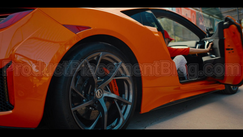 Acura NSX Orange Sports Car in #blackAF S01E04 (2)