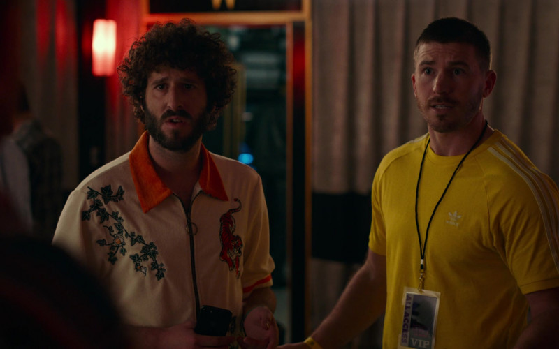 Adidas Men's Yellow T-Shirt in Dave S01E06