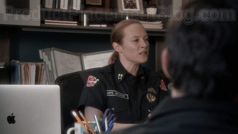 Apple MacBook Laptop of Danielle Savre as Maya Bishop in Station 19 S03E13 (2)