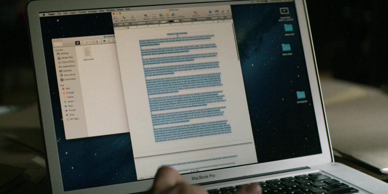 Apple MacBook Pro Laptop Used by Jim Sturgess as Matthew Lisko in Home Before Dark S01E06 (1)