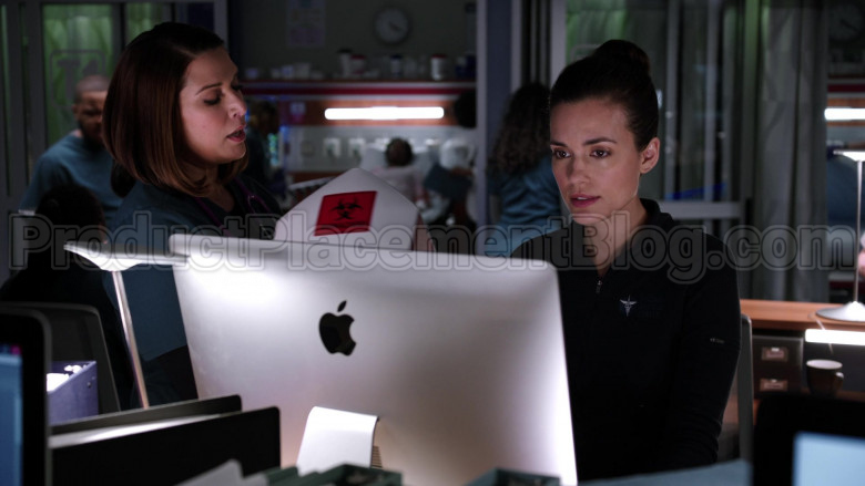 Apple iMac All-In-One Computers in Chicago Med S05E20 A Needle in the Heart (6)