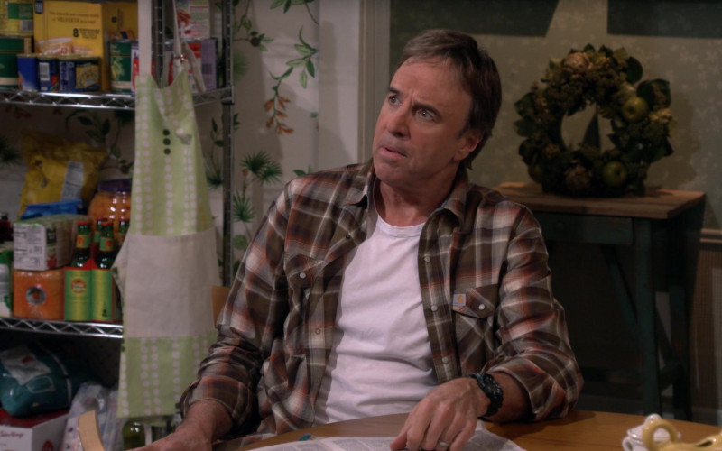 Carhartt Long Sleeve Plaid Flannel Shirt of Kevin Nealon as Don Burns in Man with a Plan S04E02 (1)