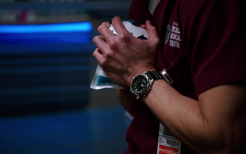 Casio Watch of Brian Tee as LCDR Dr. Ethan Choi in Chicago Med S05E19