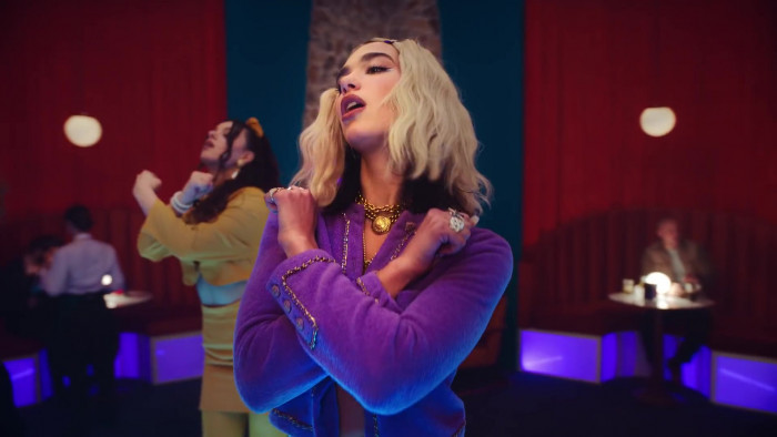 Chanel Purple Cardigan Worn By Dua Lipa In Break My Heart (2020)