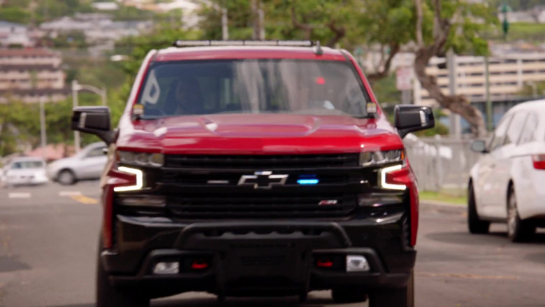 Chevrolet Silverado LT Red Pickup Truck Driven by Alex O'Loughlin in Hawaii Five-0 S10E22 (3)