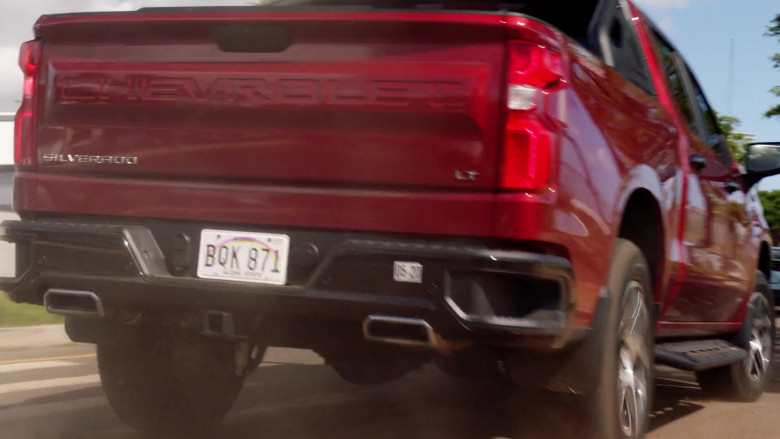 Chevrolet Silverado LT Red Pickup Truck Driven by Alex O'Loughlin in Hawaii Five-0 S10E22 (8)