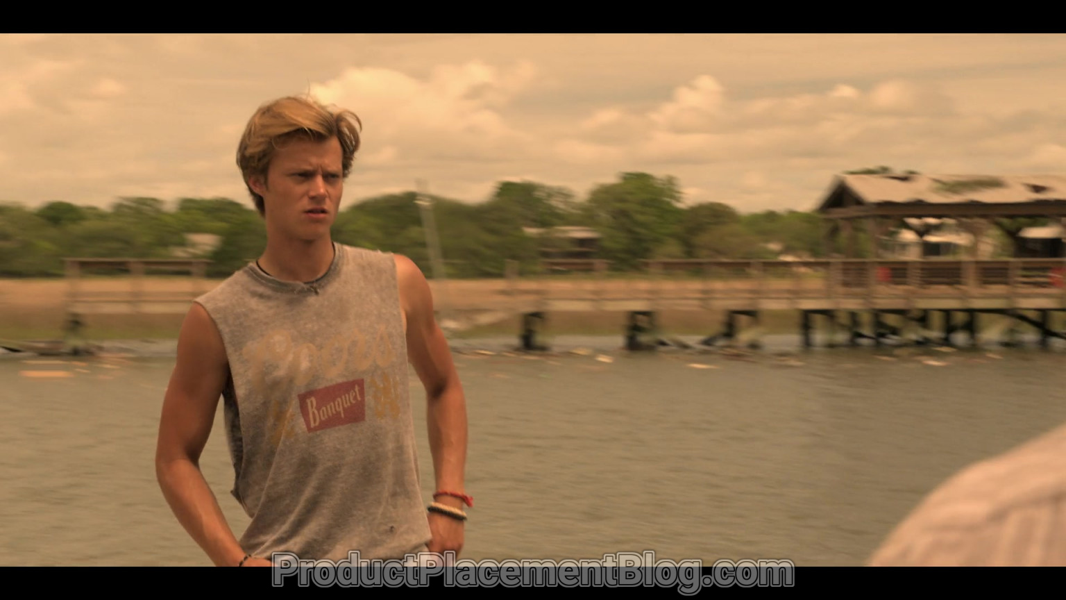 Coors Banquet Beer TShirt Of Rudy Pankow As JJ In Outer Banks S01E01