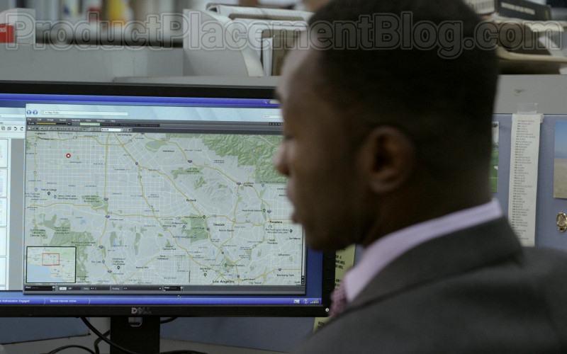 Dell Monitor Used by Jamie Hector as Detective II Jerry Edgar in Bosch S06E02 (1)