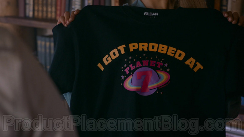 Gildan ‘I got Probet At Planet 7' Logo Black T-Shirt in Roswell, New Mexico S02E06
