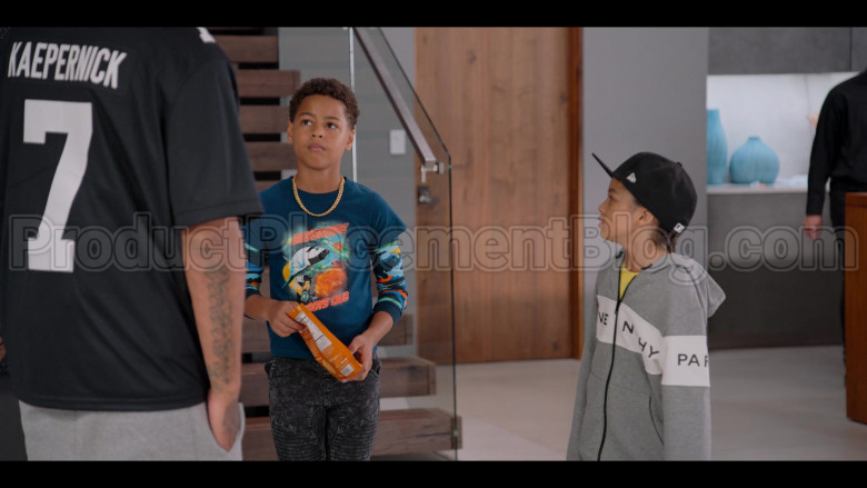 Givenchy Boys Hoodie and New Era Black Cap in #blackAF S01E03 (2)