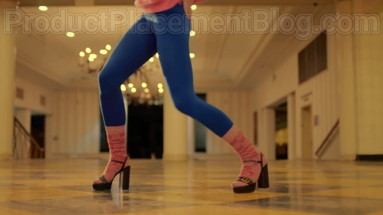 Gucci GG Logo Pink Socks For Women in Mamacita by Black Eyed Peas, Ozuna, J. Rey Soul (1)