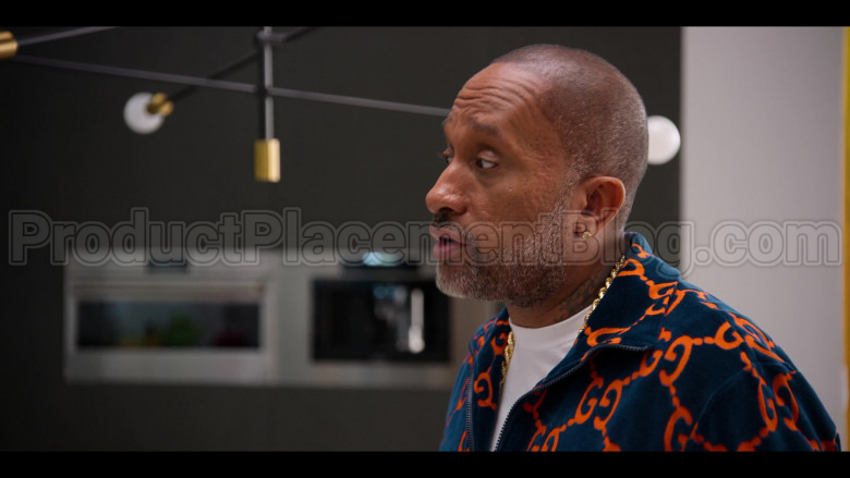 Gucci Jacket of Kenya Barris in #blackAF S01E07 (2020)