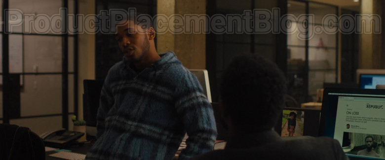 Kelvin Harrison Jr. as Andy Morrison Wearing Supreme Jacket in The Photograph Movie (1)