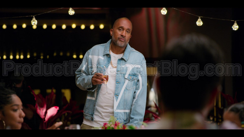 Louis Vuitton Denim Jacket of Kenya Barris in #blackAF S01E07