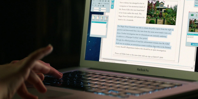 MacBook Pro Laptop by Apple in Home Before Dark S01E02