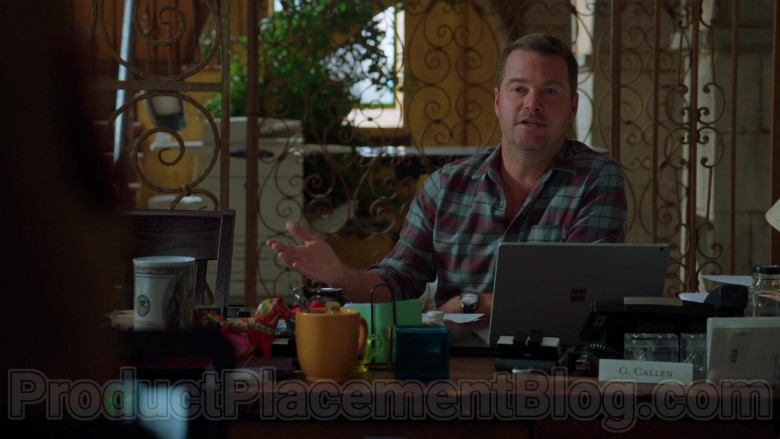 Microsoft Surface Laptop of G. Callen (played by Chris O'Donnell) in NCIS Los Angeles S11E22 (2)