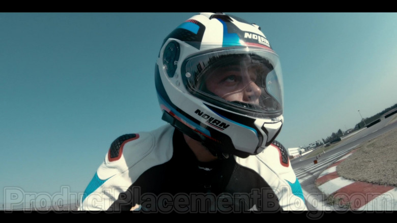 Nolan Motorcycle Helmet in Summertime S01E01 I Hate Summer (3)