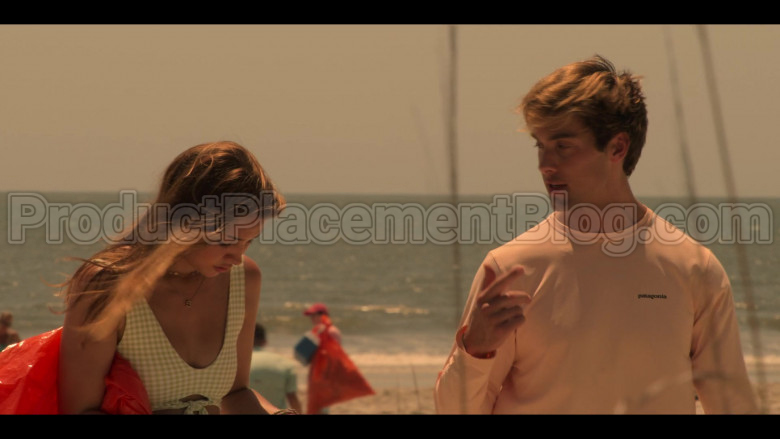 Patagonia Long Sleeve Tee of Austin North as Topper in Outer Banks S01E03 (2)